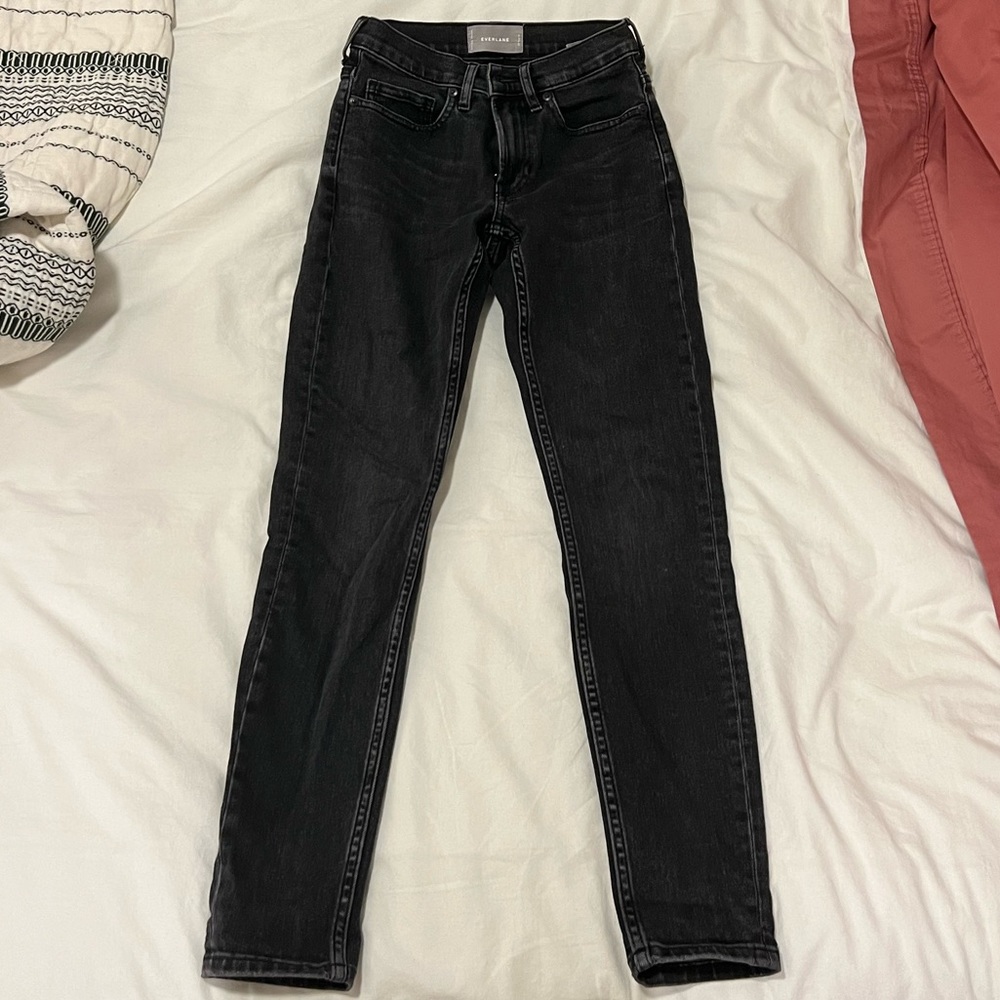 Everlane black skinny jeans